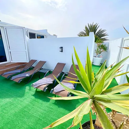 Mit Meerblick Und Gemeinschaftspool Lägenhet Caleta De Fuste
