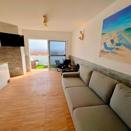 Mit Meerblick Und Gemeinschaftspool Lägenhet Caleta De Fuste