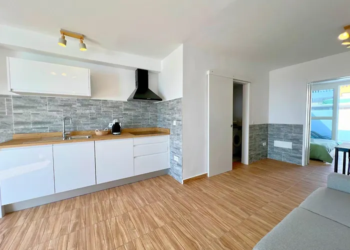 Mit Meerblick Und Gemeinschaftspool Lägenhet Caleta De Fuste