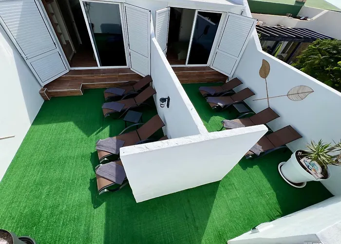 Mit Meerblick Und Gemeinschaftspool アパート カレタ・デ・フステ