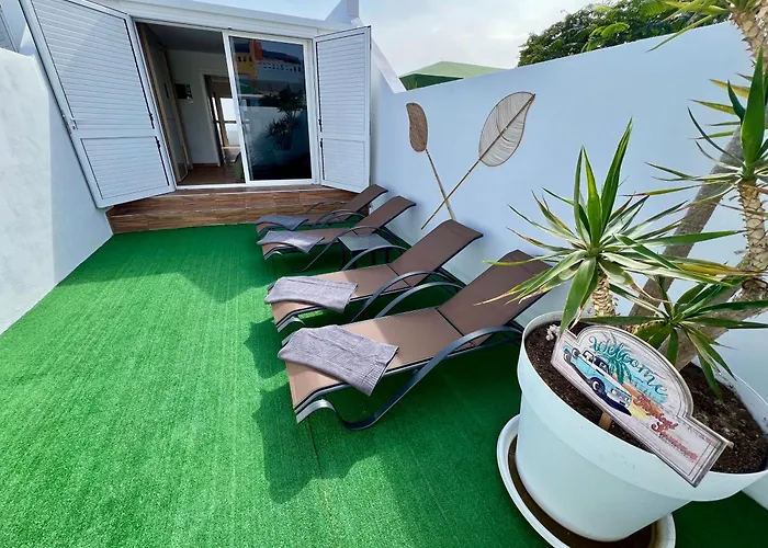 Mit Meerblick Und Gemeinschaftspool アパート カレタ・デ・フステ