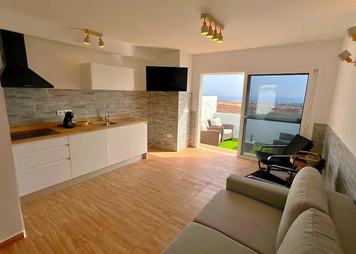 Mit Meerblick Und Gemeinschaftspool Lägenhet Caleta De Fuste